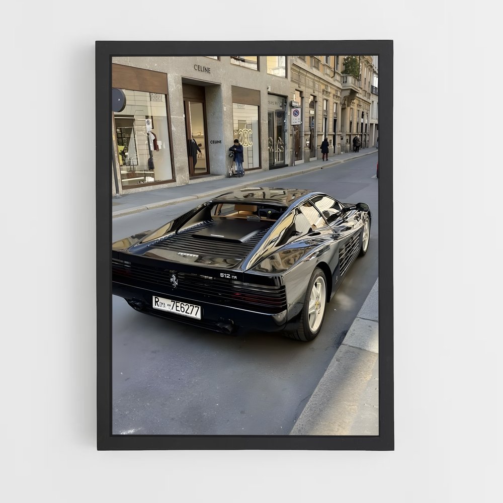 Poster sophistication icône – affiche Ferrari (vue 2)